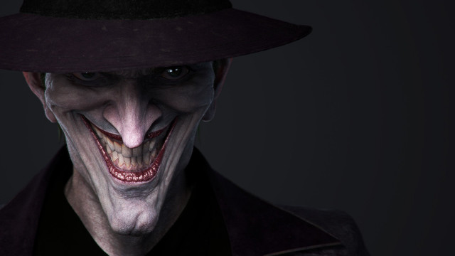 Creepy clown hat black coat free wallpaper - medium preview image