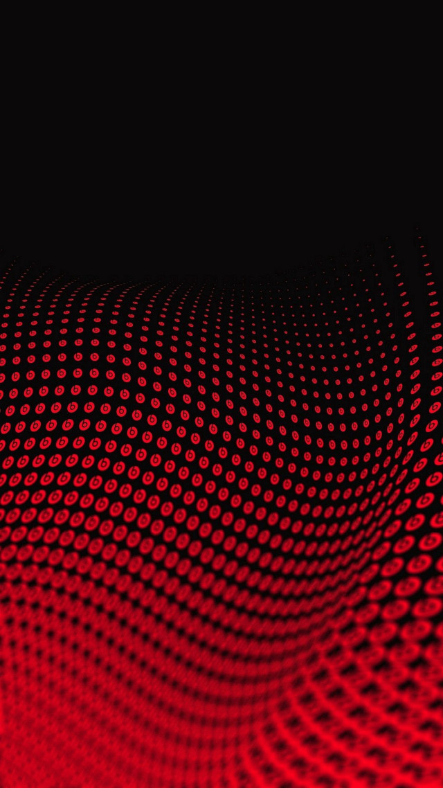 Red black circles dots pattern free wallpaper - medium preview image