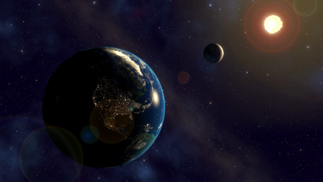 Solar system sun planet space free wallpaper - medium preview image