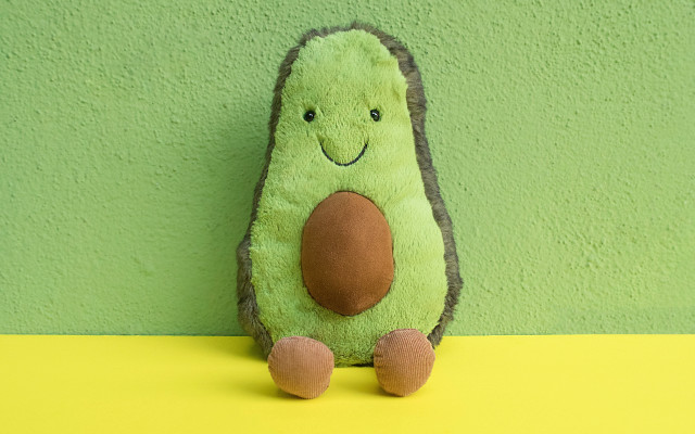 Stuffed animal green surface green free wallpaper - medium preview image