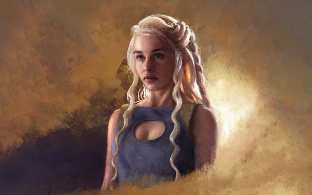 Blonde braid blue top yellow free wallpaper - medium preview image