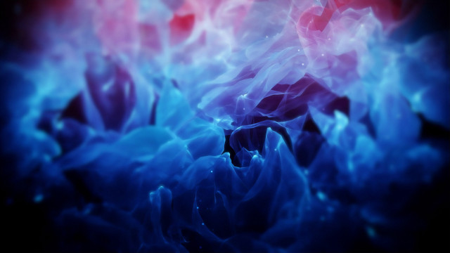 Blue red smoke water space free wallpaper - medium preview image