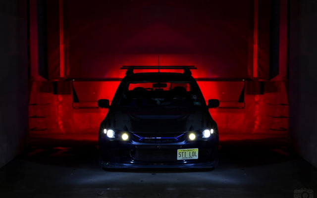 Car tunnel red hood intimidating free wallpaper - medium preview image