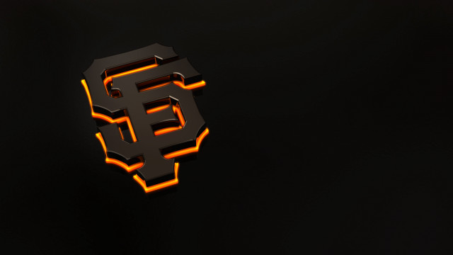 Black orange logo background free wallpaper - medium preview image