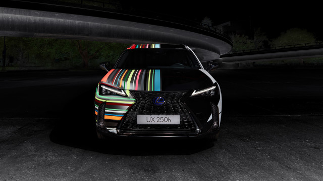 Colorful stripe car night 3d free wallpaper - medium preview image