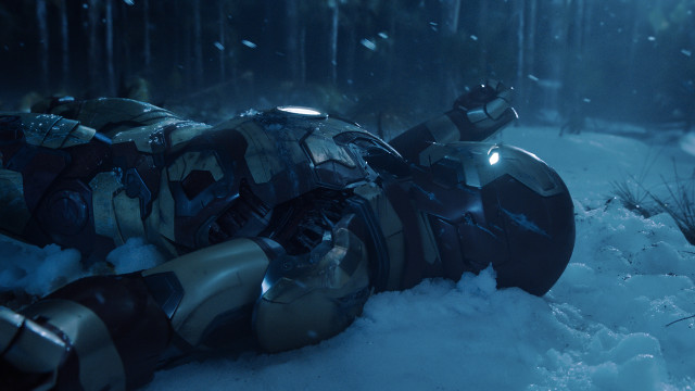 Dead man snow forest night free wallpaper - medium preview image