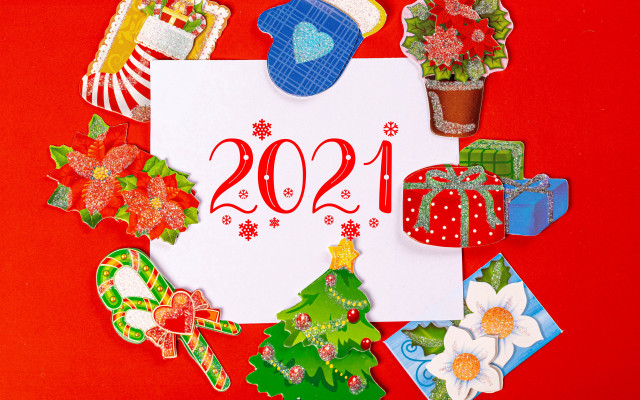 Christmas decorations paper sign santa free wallpaper - medium preview image