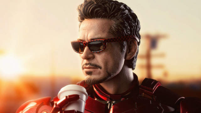 Man red suit sunglasses white free wallpaper - medium preview image