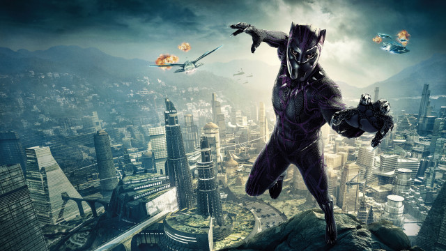 Flying man cat bird architecture free wallpaper - medium preview image