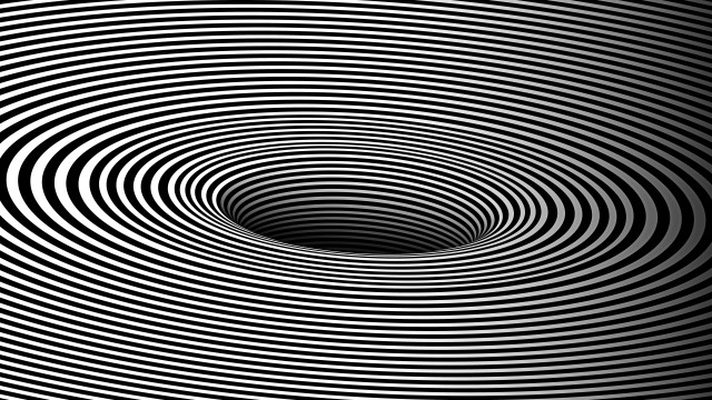 Black white tunnel blackhole spirals free wallpaper - medium preview image