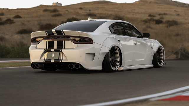 White car raceflag numberplate cobra free wallpaper - medium preview image