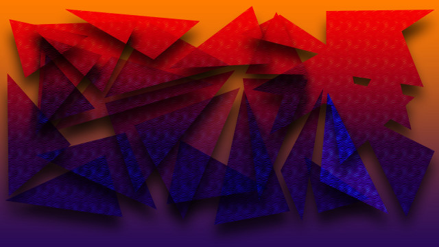 Colorful abstract triangles lines red free wallpaper - medium preview image