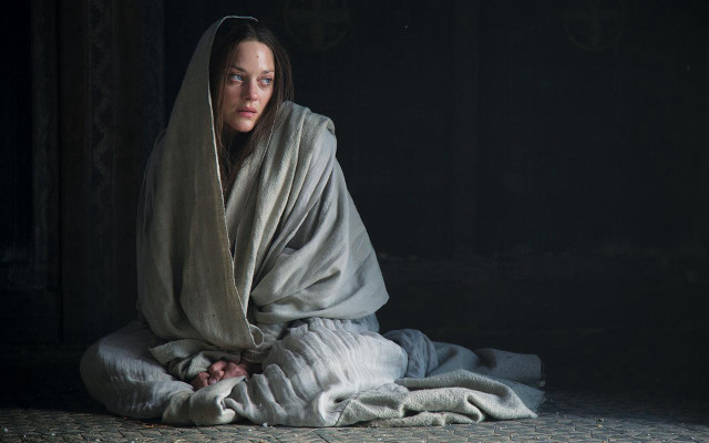 Woman blanket sitting floor dark free wallpaper - medium preview image