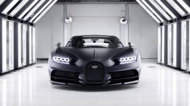 Black bugatti garage white walls #2 free wallpaper - medium preview image