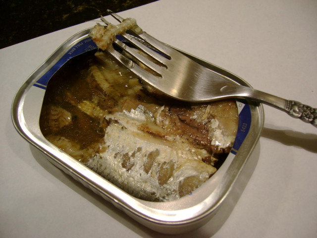 Fork stuck half eaten food free wallpaper - medium preview image