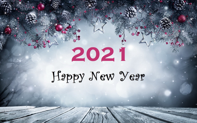 Wooden table christmas tree newyear free wallpaper - medium preview image
