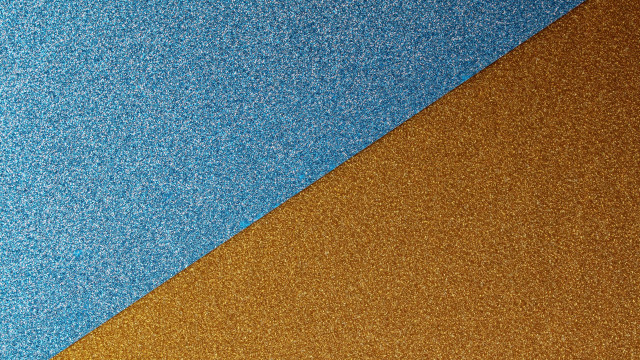 Blue brown wall white clock free wallpaper - medium preview image