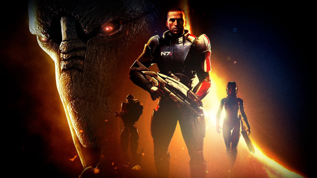 Man alien movie poster gun free wallpaper - medium preview image