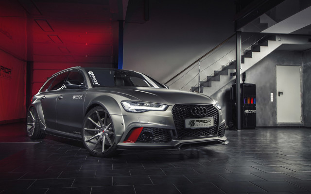 Silver car garage staircase redlight free wallpaper - medium preview image