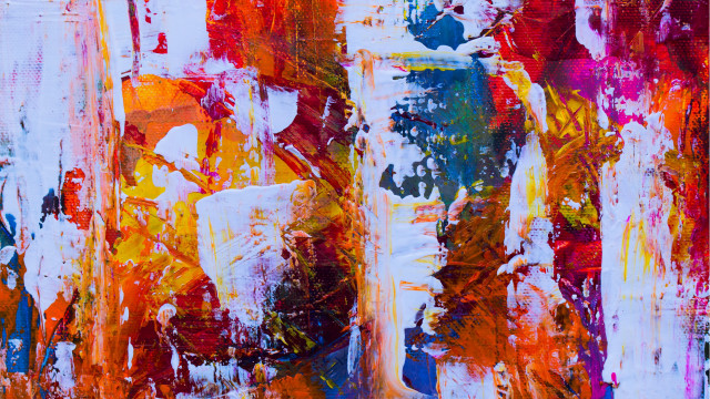 Abstract colorful lyrical autumn fire free wallpaper - medium preview image