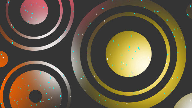 Black yellow circle blue orange free wallpaper - medium preview image