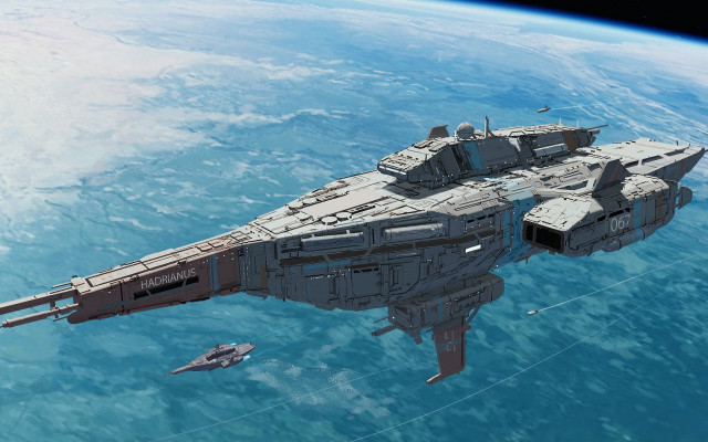 Large ship ocean battle military free wallpaper - medium preview image
