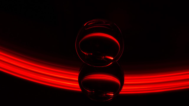 Stoplight glowing red eyes anamorphic free wallpaper - medium preview image
