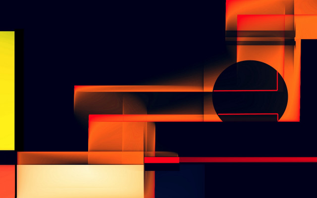 Black yellow red geometric abstract free wallpaper - medium preview image