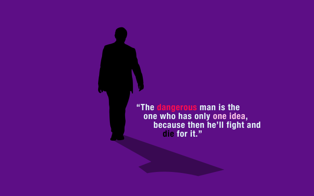 Man walking purple background dr free wallpaper - medium preview image