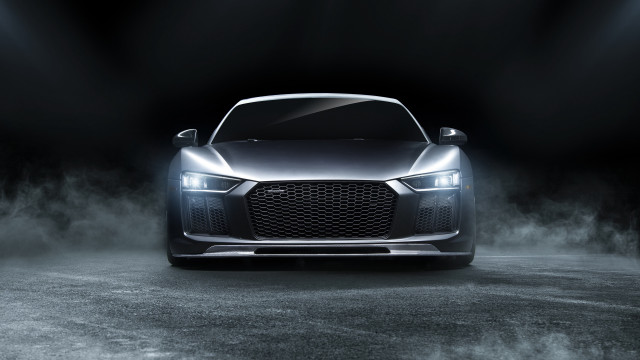Dark foggy car 3d render free wallpaper - medium preview image