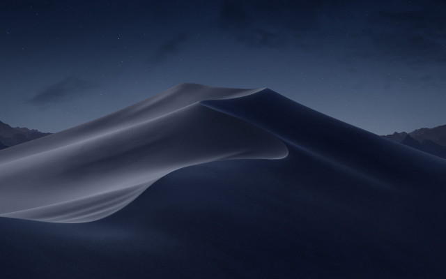 White sand dune night desert free wallpaper - medium preview image