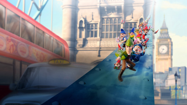 Elves bus clock tower magical free wallpaper - medium preview image