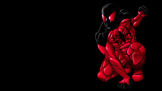 Spiderman dancing dark glowing helmet free wallpaper - medium preview image