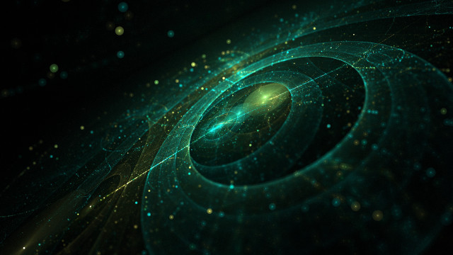 Green spiral light astronaut space free wallpaper - medium preview image