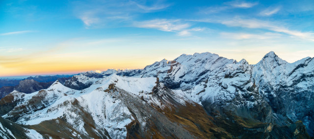 Mountain range sunset clouds foreground #2 free wallpaper - medium preview image