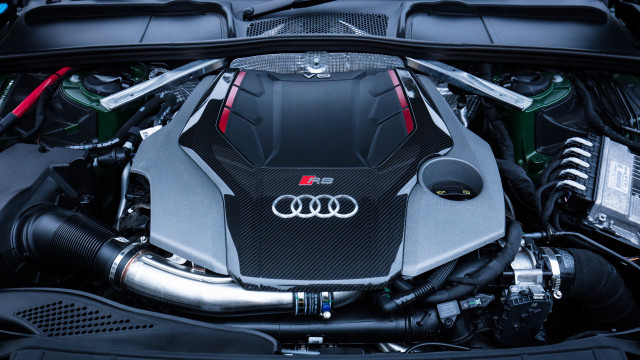 Car engine closeup futurism detailed free wallpaper - medium preview image