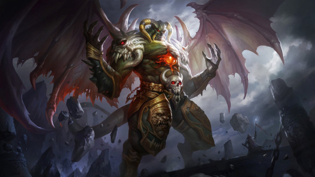 Demonic demon blooded sword wings free wallpaper - medium preview image