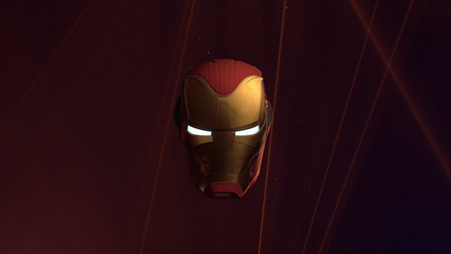 Iron man mask red lights free wallpaper - medium preview image