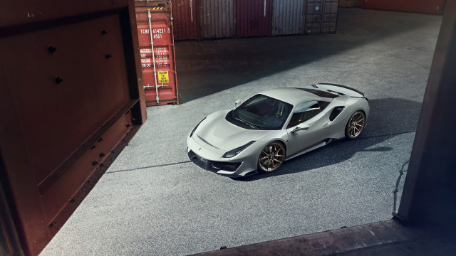 Silver sports car garage shipping free wallpaper - medium preview image
