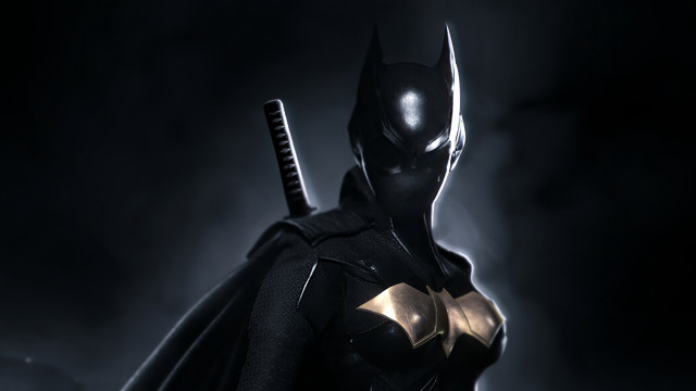 Batman fantasy armor sword helmet free wallpaper - medium preview image