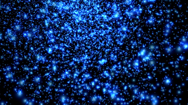 Blue background small stars black free wallpaper - medium preview image