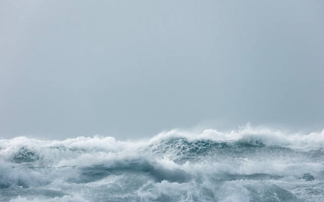 Surfing wave ocean stormy sky free wallpaper - medium preview image