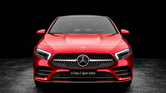 Red mercedes benz dark room free wallpaper - medium preview image