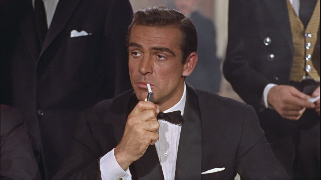 Man tuxedo smoking cigarette suit #3 free wallpaper - medium preview image