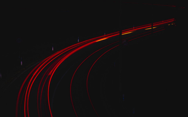 Long exposure streetlight futurism motionblur free wallpaper - medium preview image