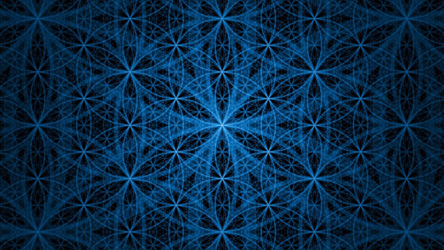 Blue abstract star geometry ferriswheel free wallpaper - medium preview image