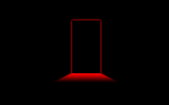 Red door open dark room free wallpaper - medium preview image