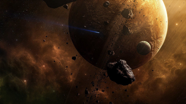 Space astronaut moon starry sky #2 free wallpaper - medium preview image