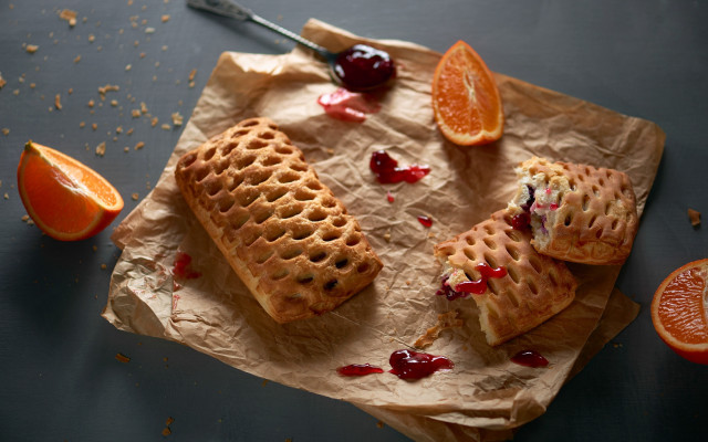 Fruit sandwich wax paper pastel free wallpaper - medium preview image
