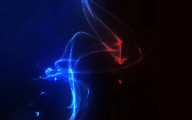 Blue red abstract swirl night free wallpaper - medium preview image